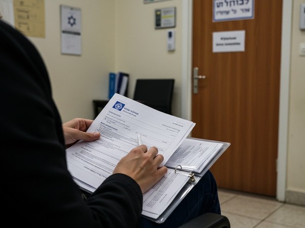 עורך דין מלווה נפגע תאונת דרכים בדרך לעבודה.